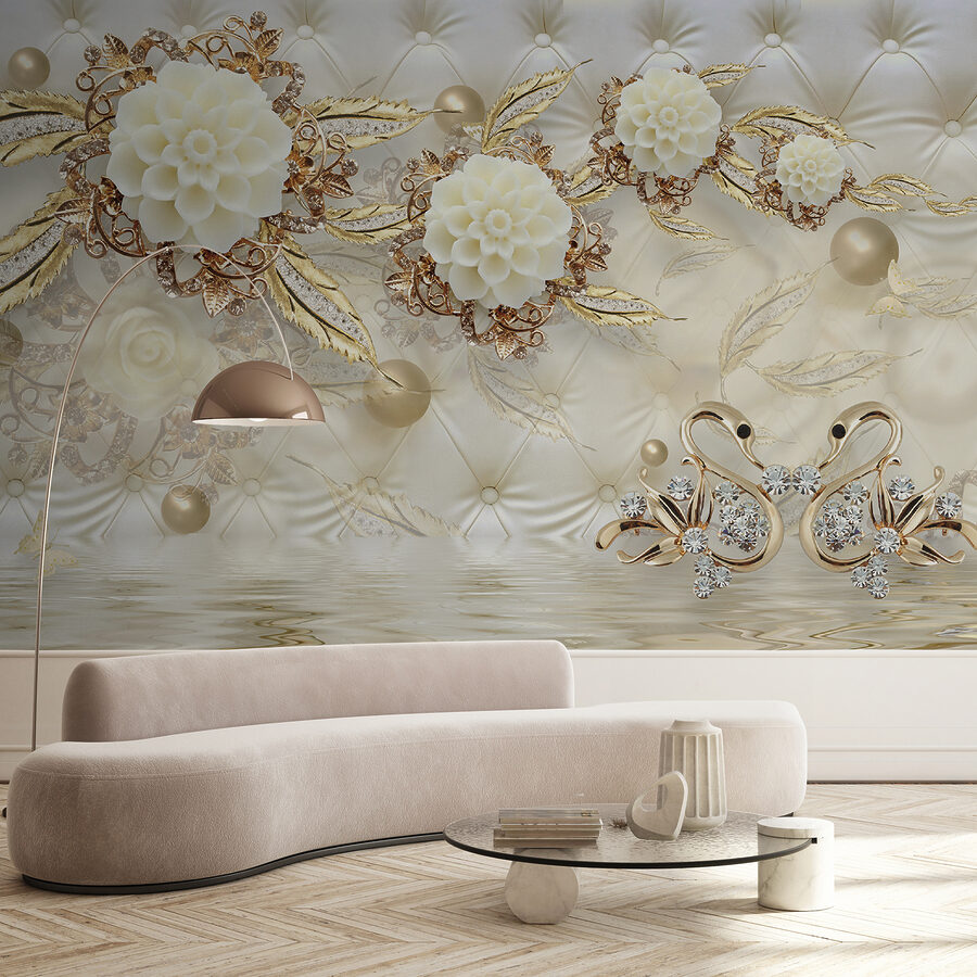 Elegantní květinový design na luxusní textuře. Elegantní květinový design na luxusní textuře.