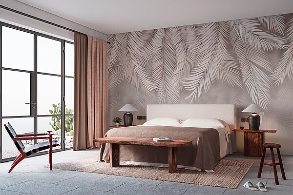 White feathered leaves White feathered leaves