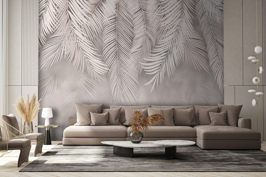 White feathered leaves White feathered leaves