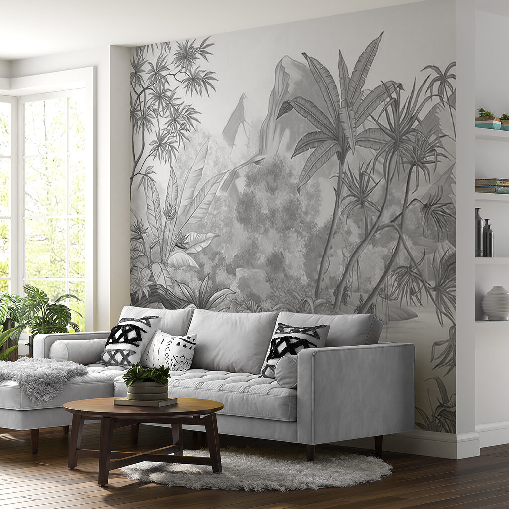 Drawing of a forest Drawing of a forest