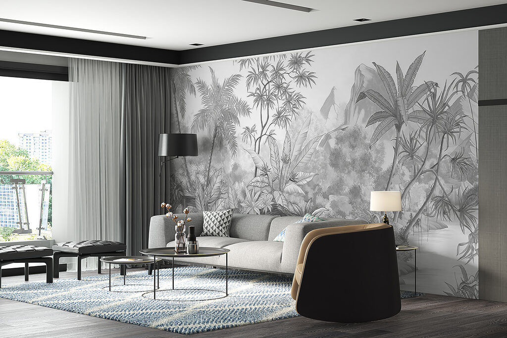 Drawing of a forest Drawing of a forest