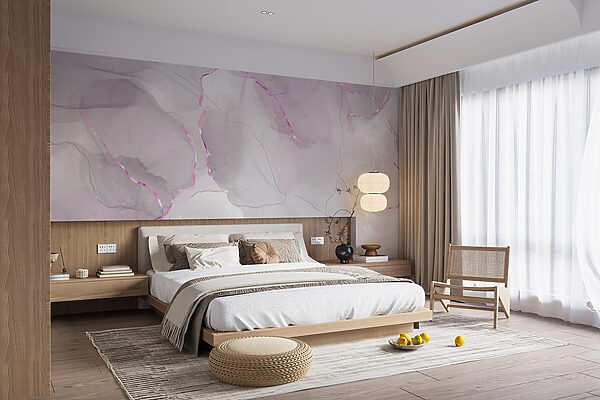 Soft hues flowing in abstract patterns