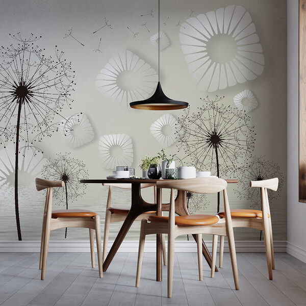 White flowers with black dots White flowers with black dots