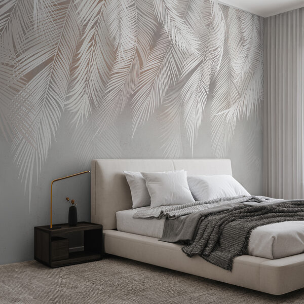 Bílý vzor peří na bílém pozadí u53114pib1ms 600x600 - Bílý vzor peří na bílém pozadí
