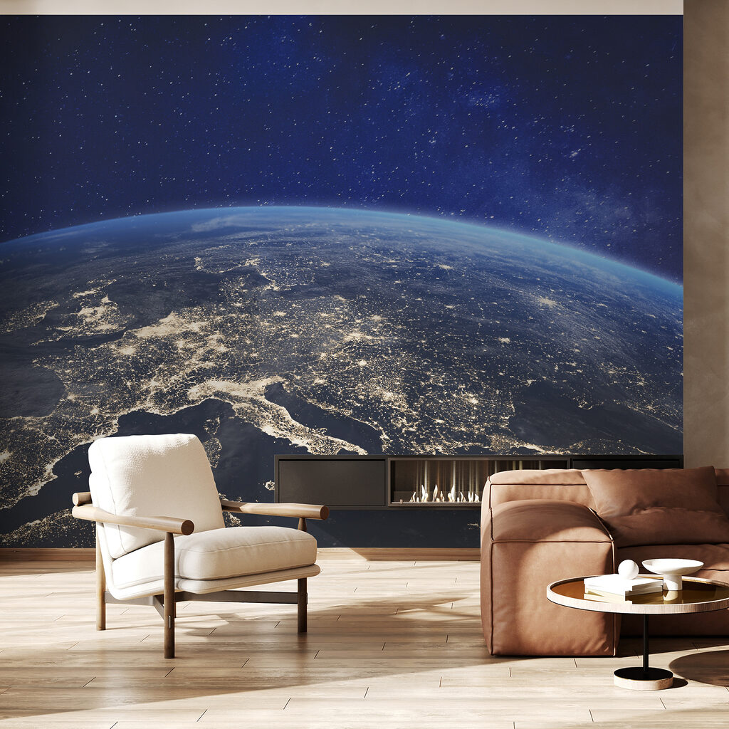 View of the earth from space View of the earth from space