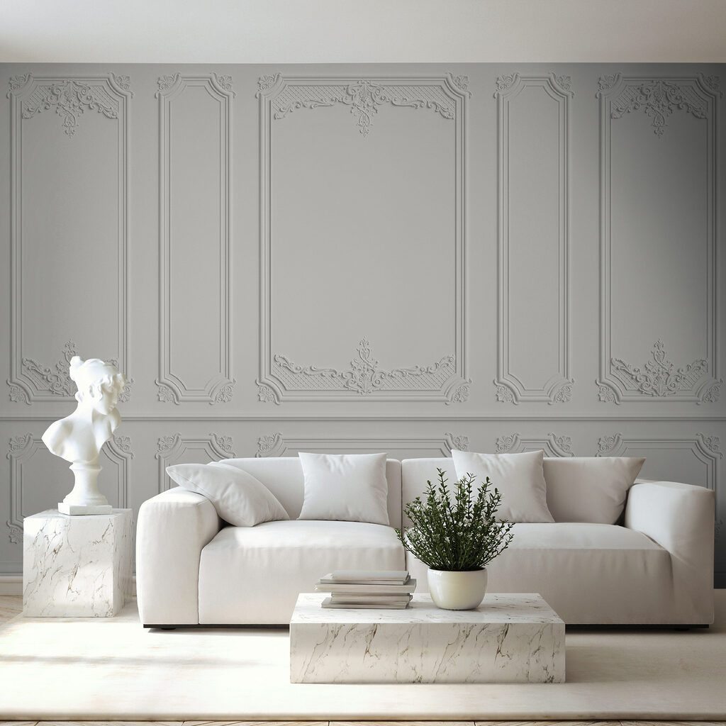 Wall with white walls