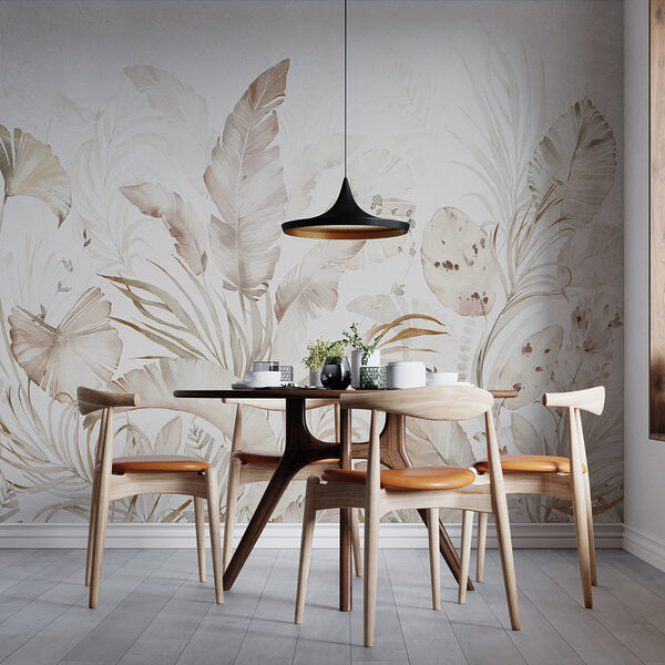 Elegantní botanické prvky v jemných odstínech. Elegantní botanické prvky v jemných odstínech.