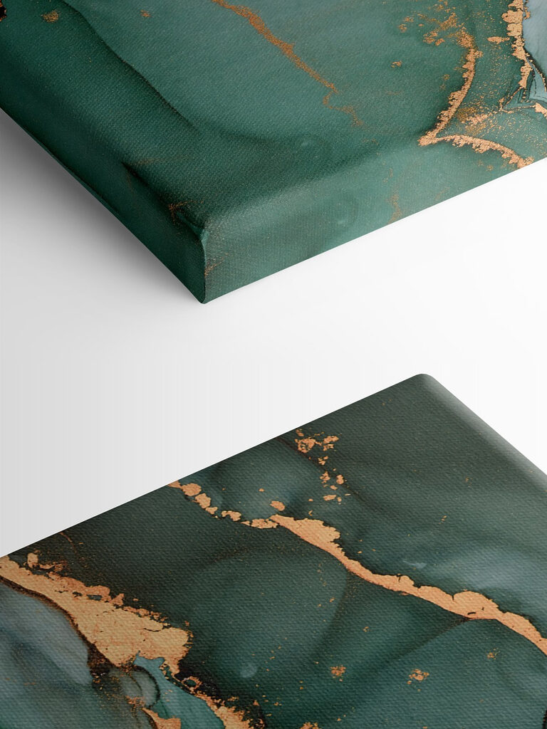 A close up of a painting A close up of a painting