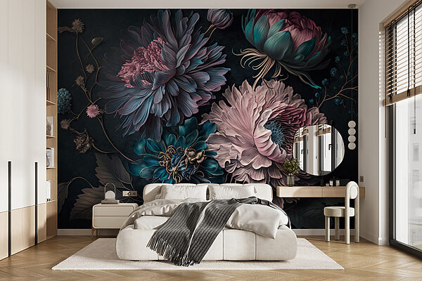 Elegantní květiny na tmavém pozadí u75404pib1mr 600x400 - Elegantní květiny na tmavém pozadí