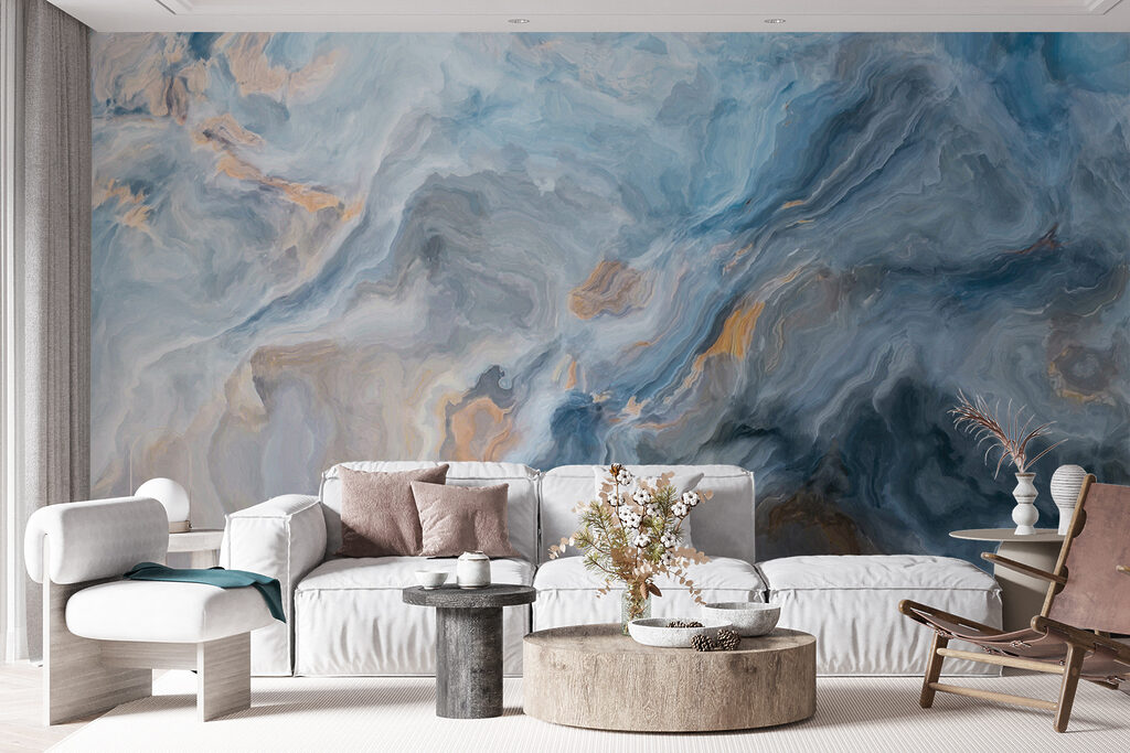 Dreamlike swirls of color and texture