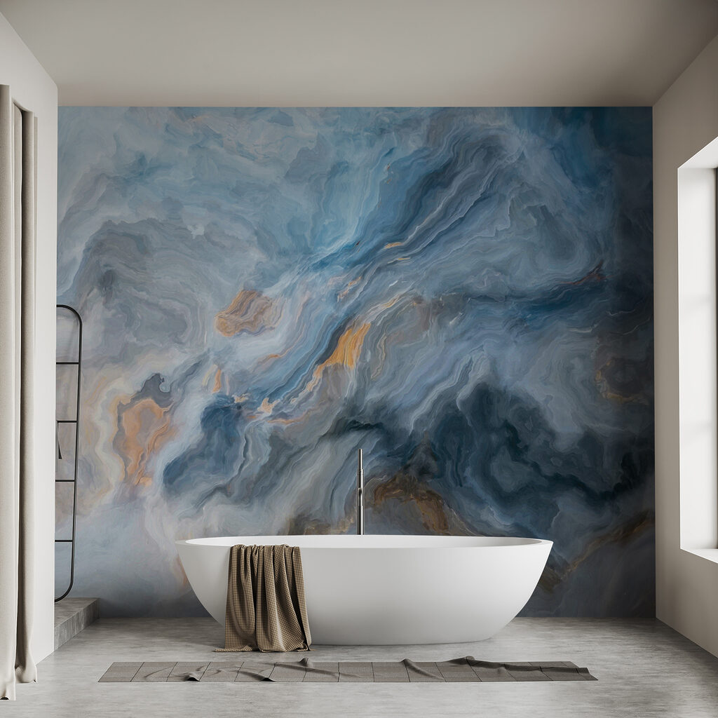 Dreamlike swirls of color and texture