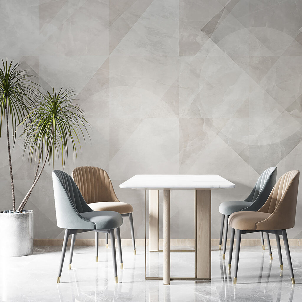 White and grey background