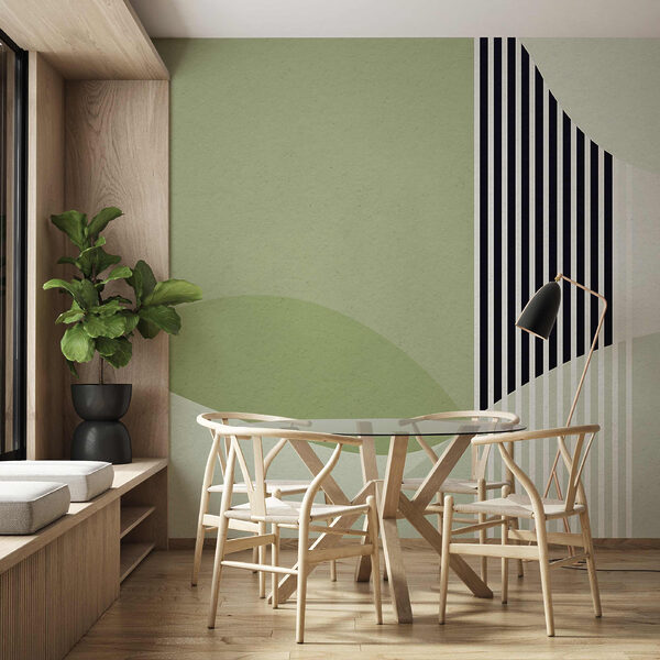 Zelený a černý geometrický vzor Zelený a černý geometrický vzor