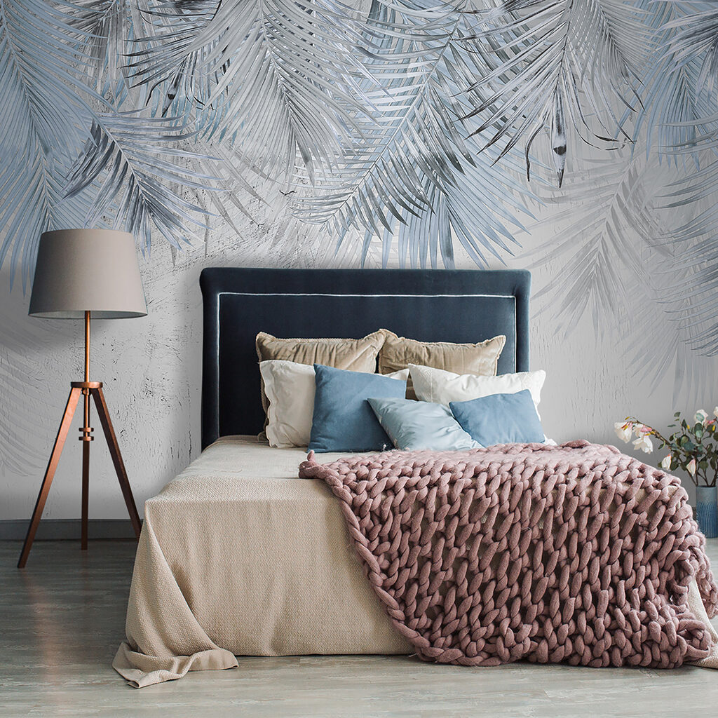 A group of leaves on a white surface