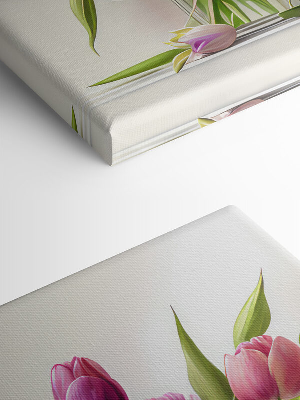 Kytice tulipánů ve skleněné váze s31219pmlfn 600x800 - Kytice tulipánů ve skleněné váze
