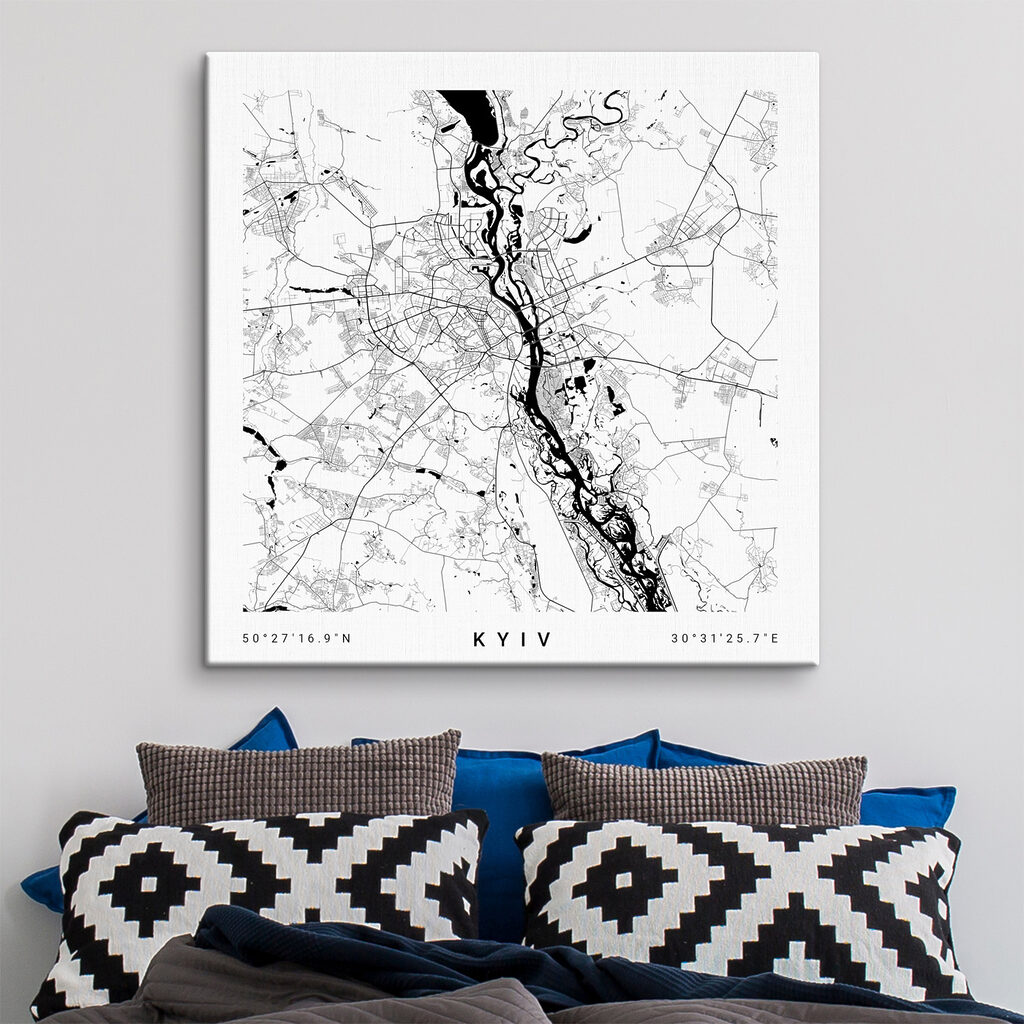 A map of a city A map of a city