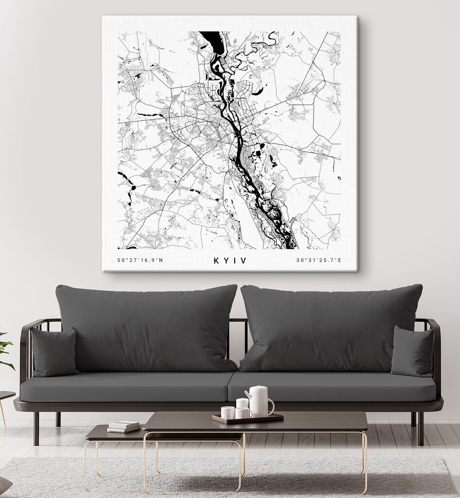 A map of a city A map of a city