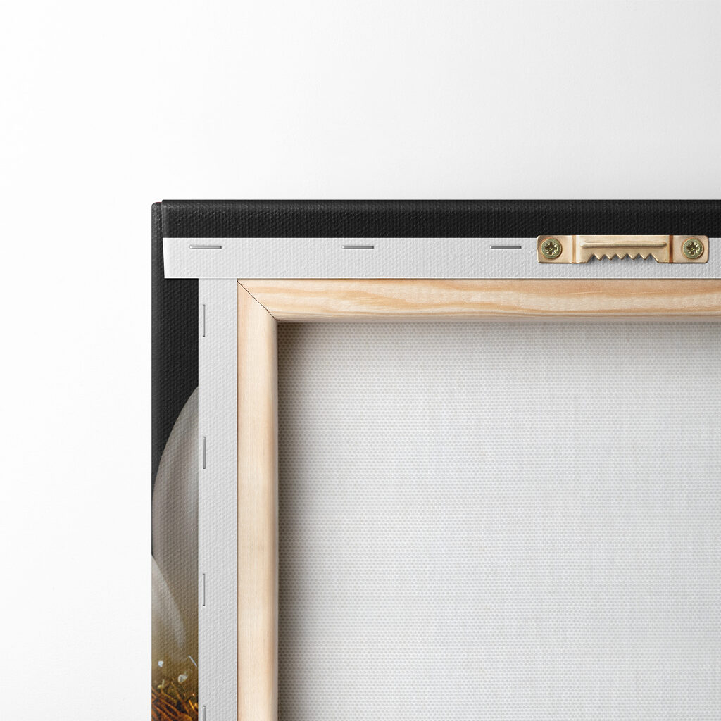 A cup of coffee and a flower