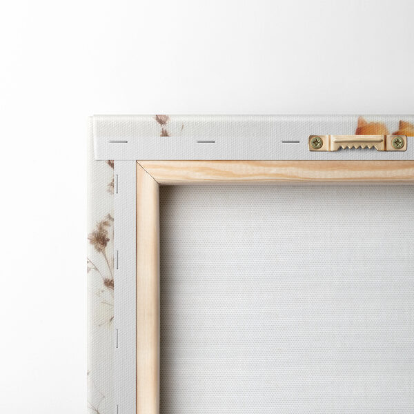 A painting of flowers and leaves A painting of flowers and leaves