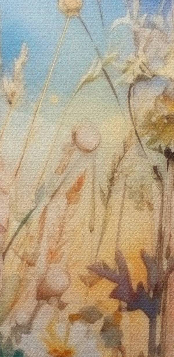 Malba květin a trávy Malba květin a trávy