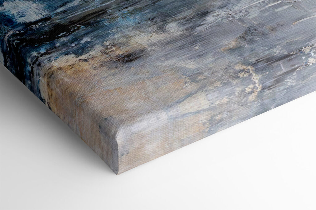 A white and blue background