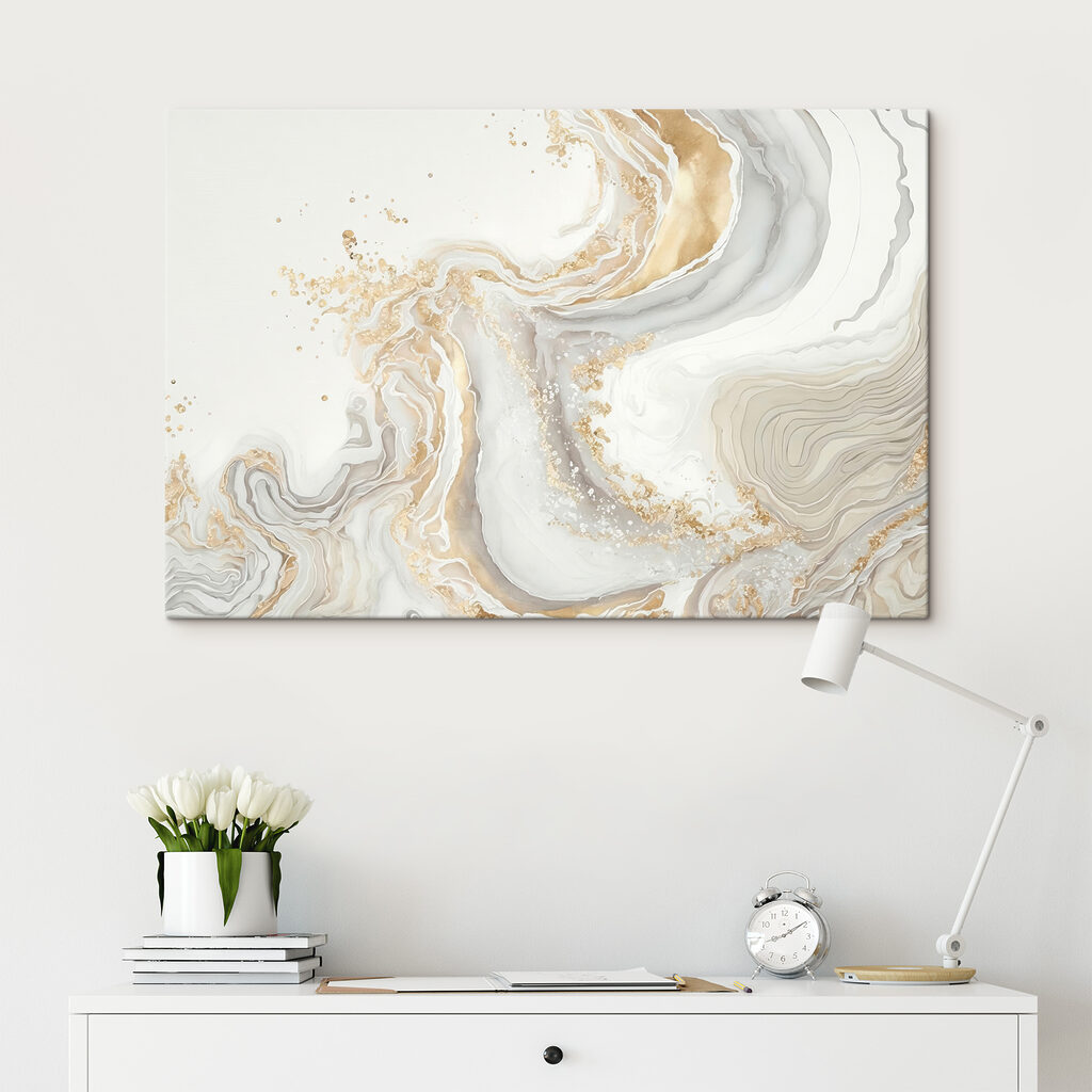 Elegant Swirls of Cream and Amber Elegant Swirls of Cream and Amber