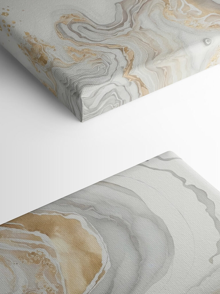 Elegant Swirls of Cream and Amber Elegant Swirls of Cream and Amber