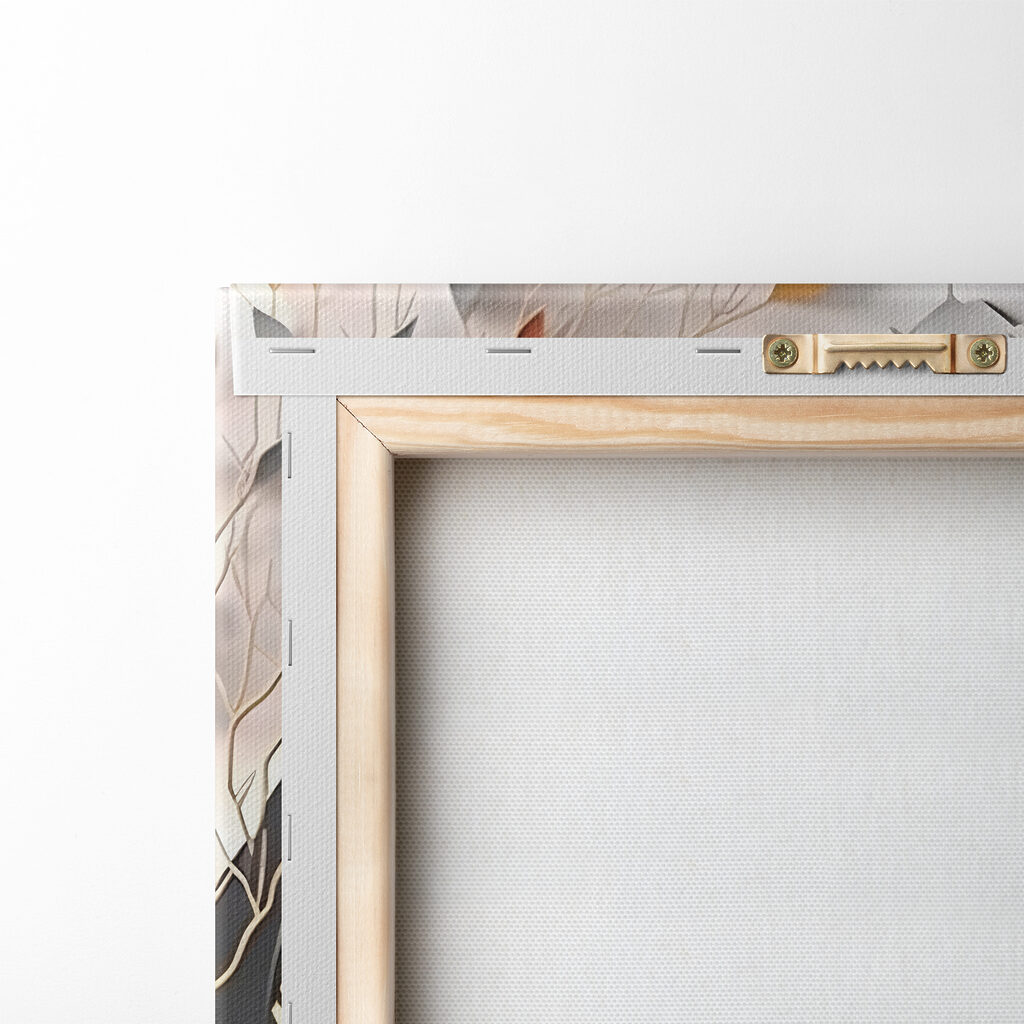 A paper cut out of a mountain landscape