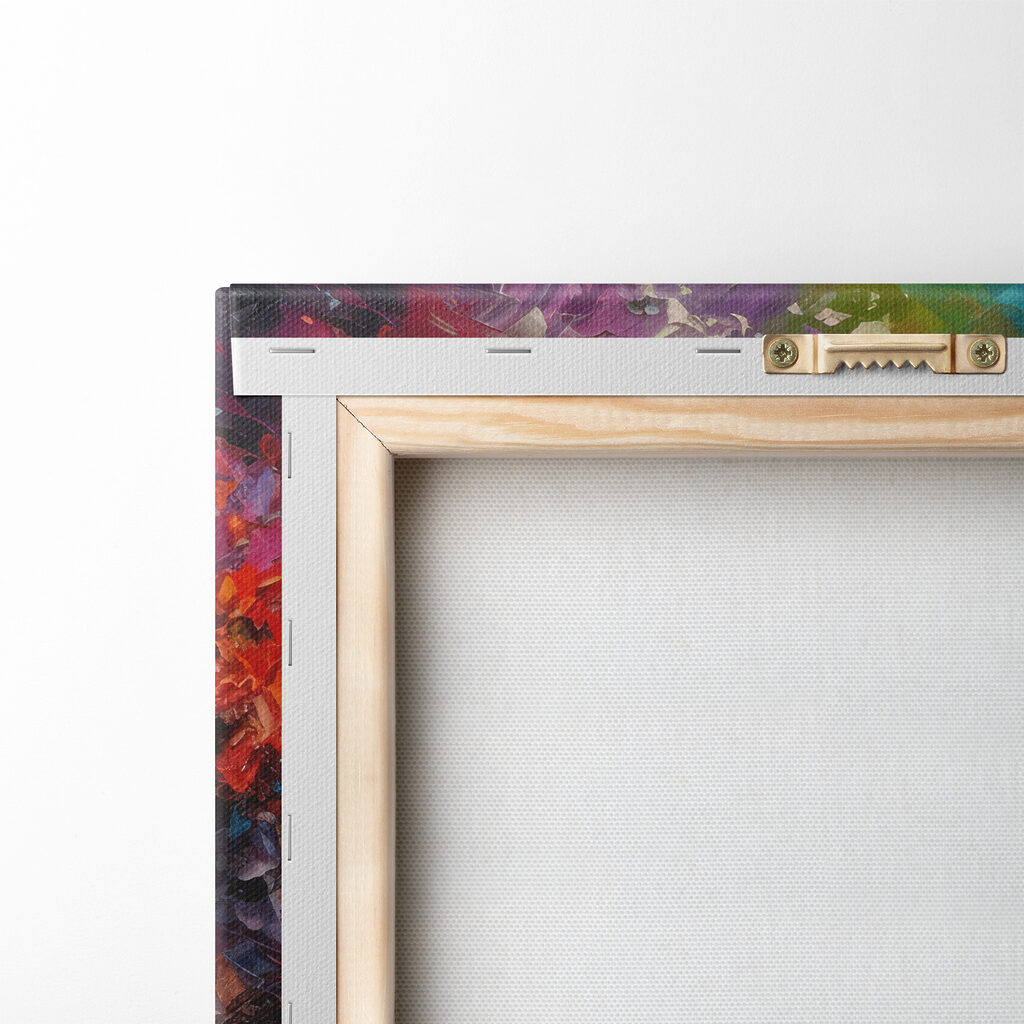 A colorful painting of many colors