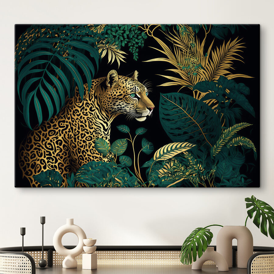 Leopard v džungli