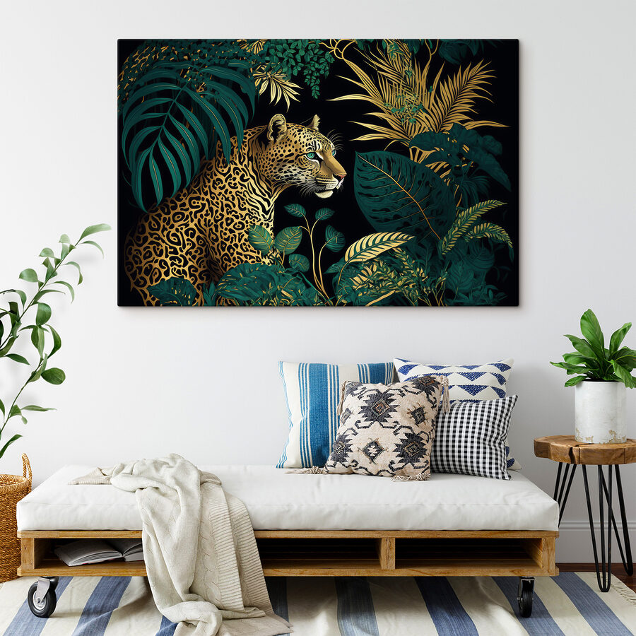 Leopard v džungli