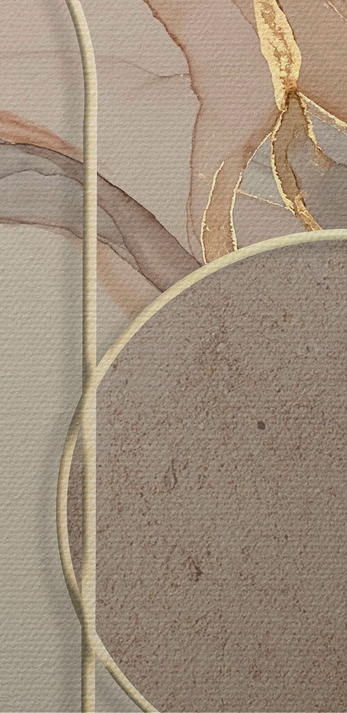 A close up of a wall