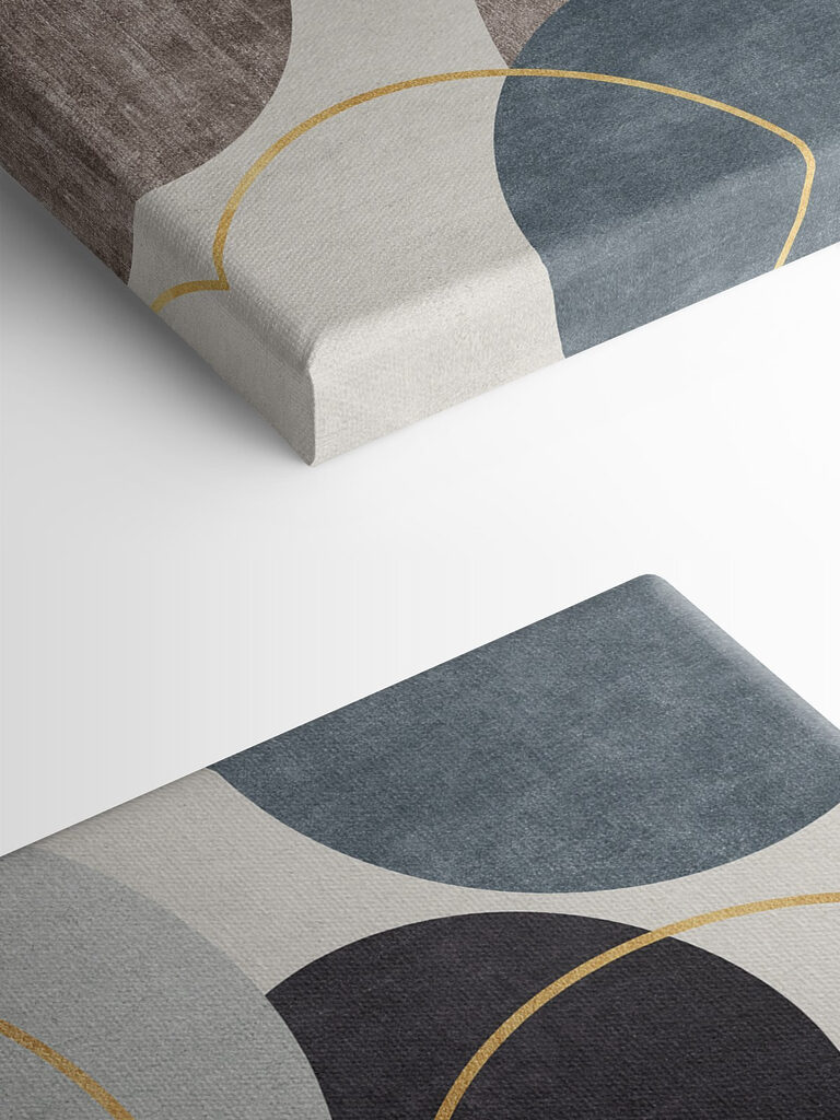 A close up of a pattern