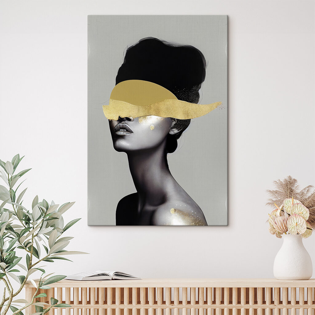 Elegance veiled in mysterious shimmer