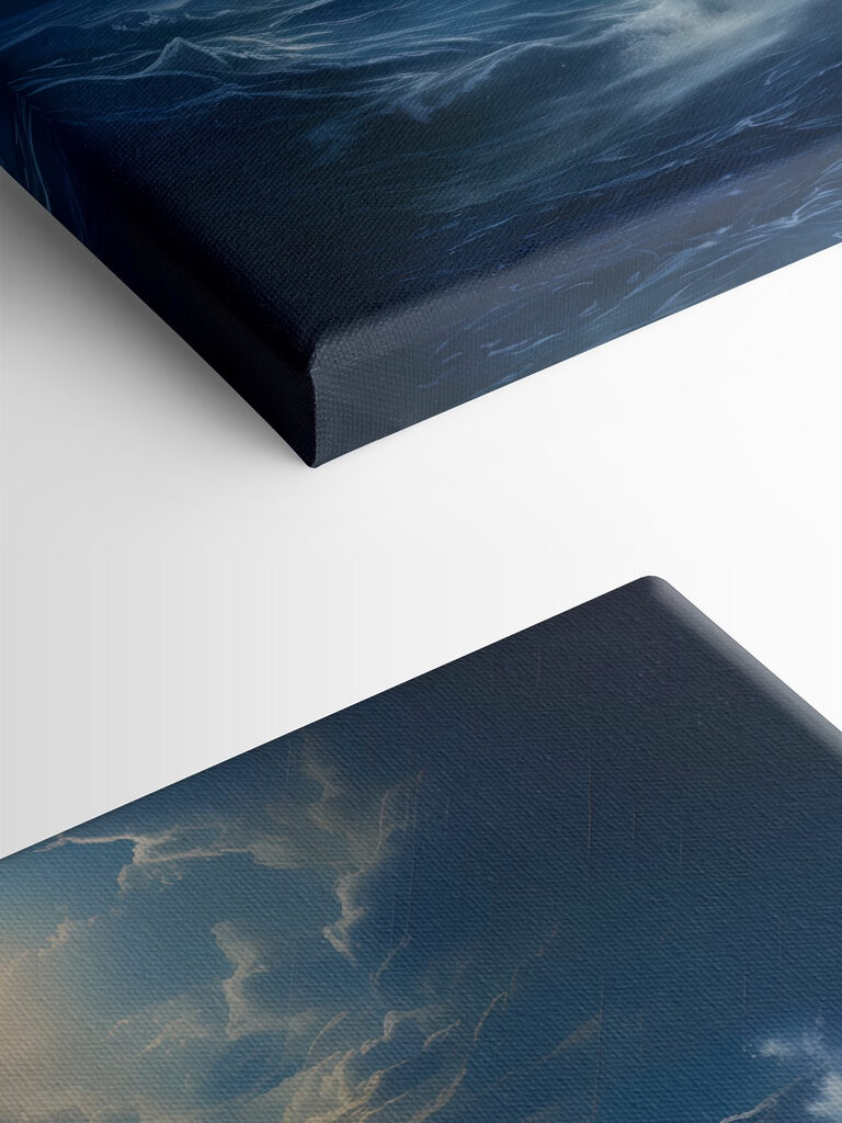 A man in a robe standing in the water