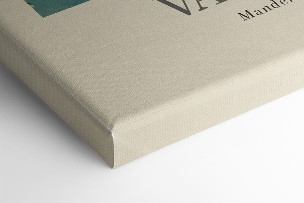 A painting of a tree with white flowers