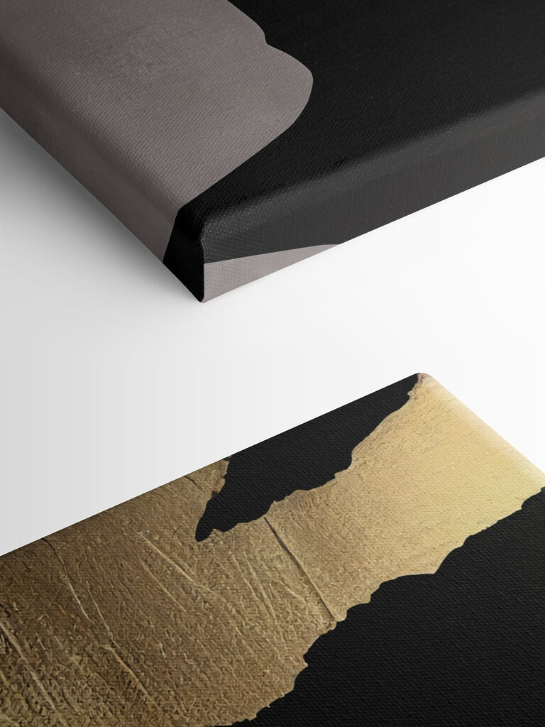 Shattered Elegance in Monochrome and Metallic