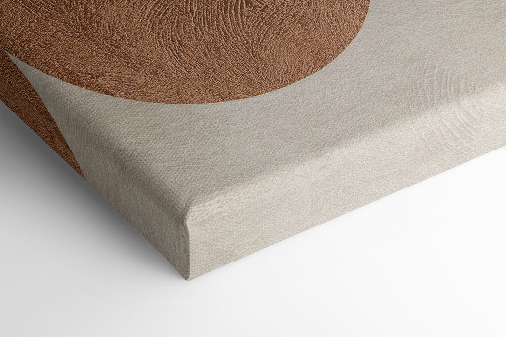 A close up of a wall