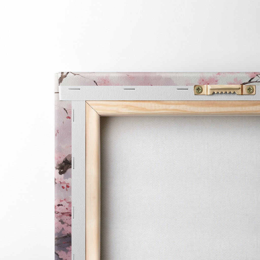 A painting of birds on a wall A painting of birds on a wall