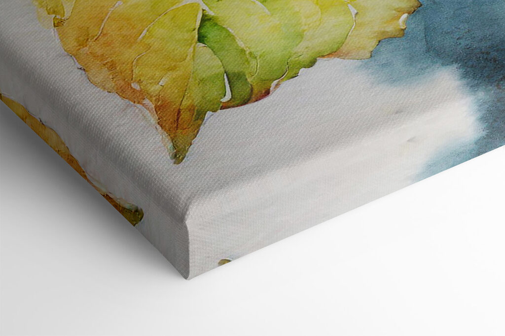 A watercolor painting of flowers