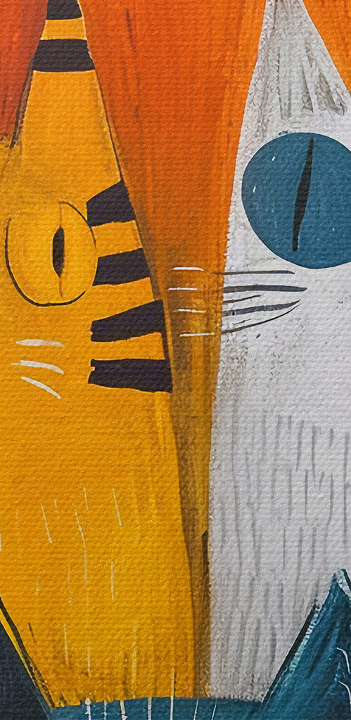 A group of cats with different colors A group of cats with different colors