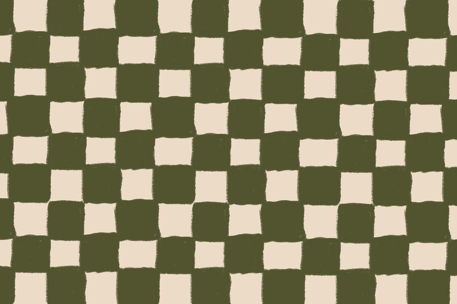 Fototapeta Zelenobílý kostkovaný vzor - Image 3