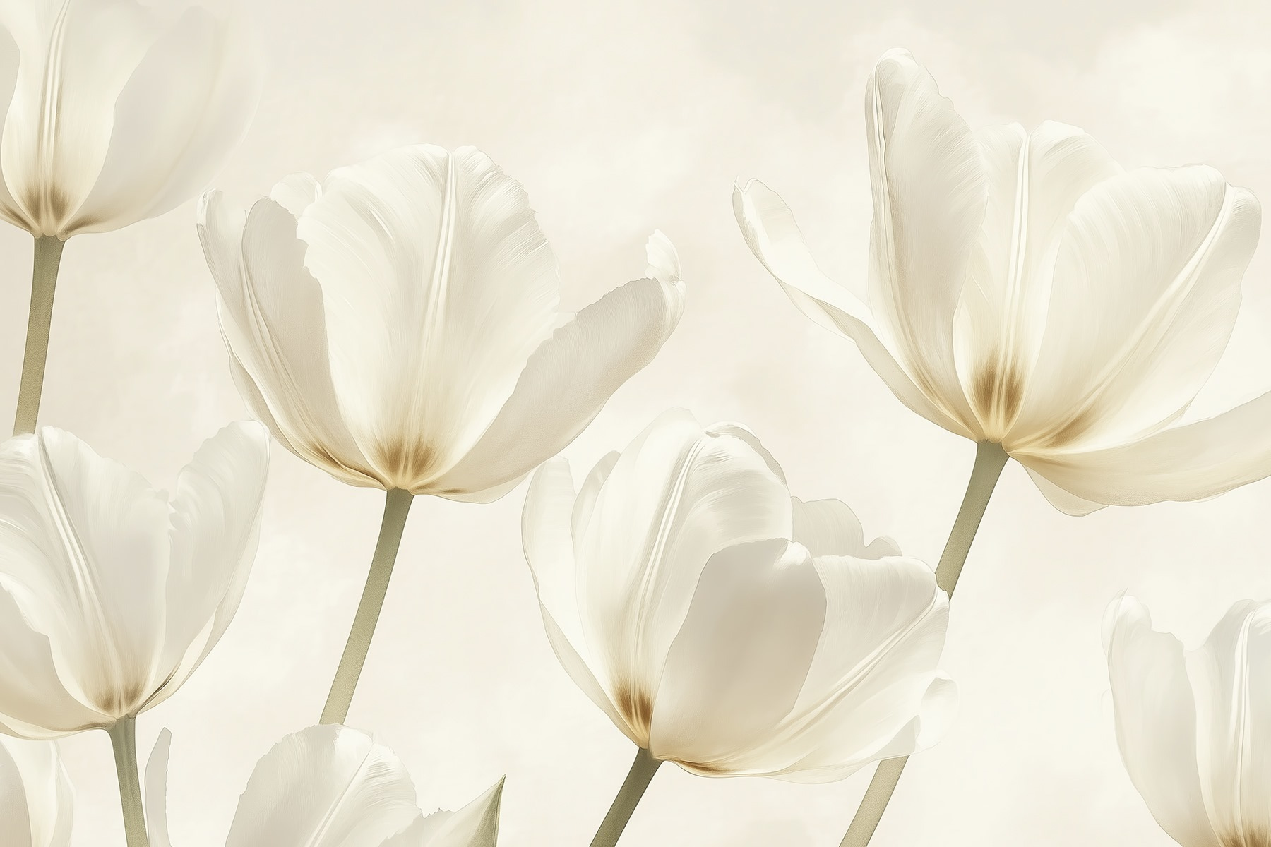 Group of white flowers Group of white flowers