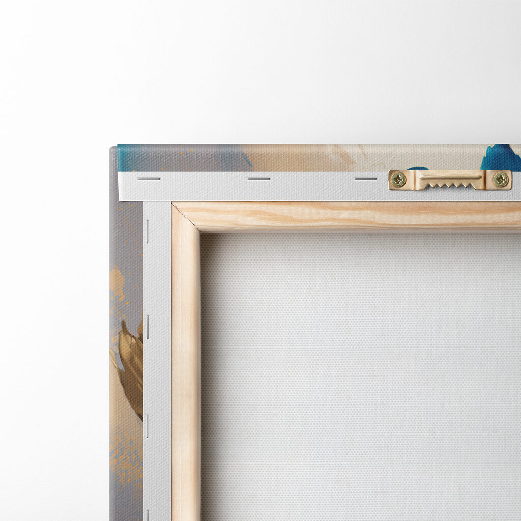 Vibrant Blue Blooms Amid Splashes