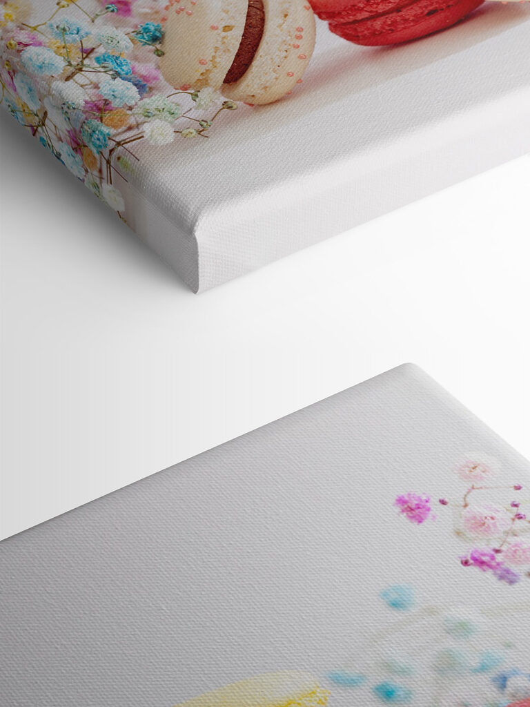 A stack of colorful cookies