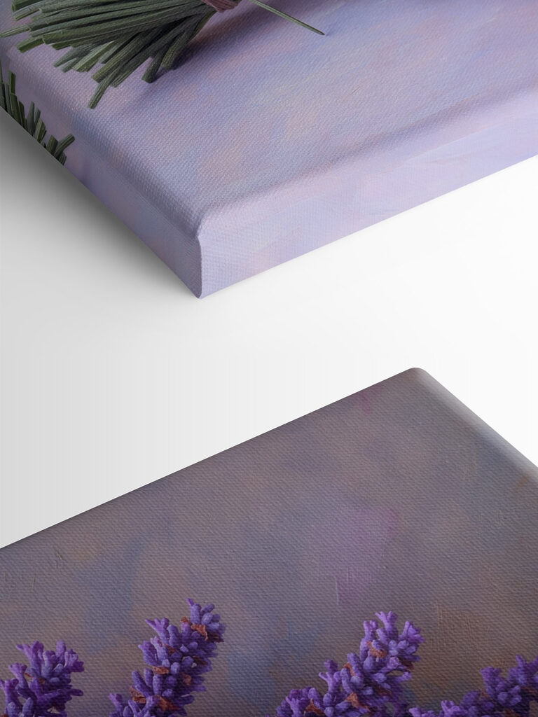 A bunch of purple flowers