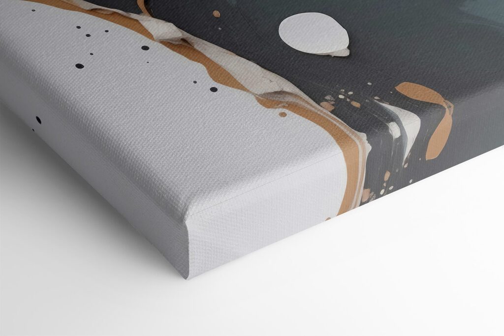Fluid shapes in soothing earth tones