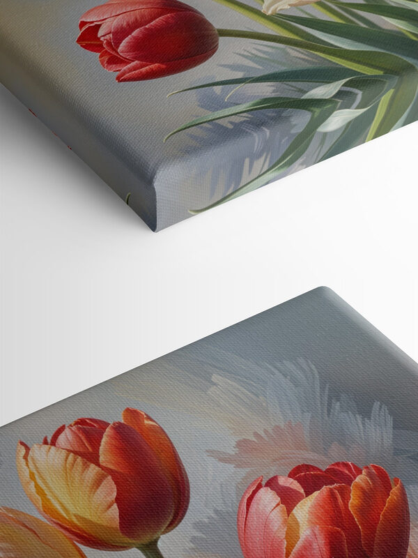 Skupina tulipánů ve váze Skupina tulipánů ve váze