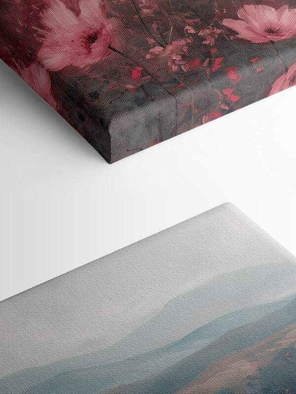 Field of pink flowers