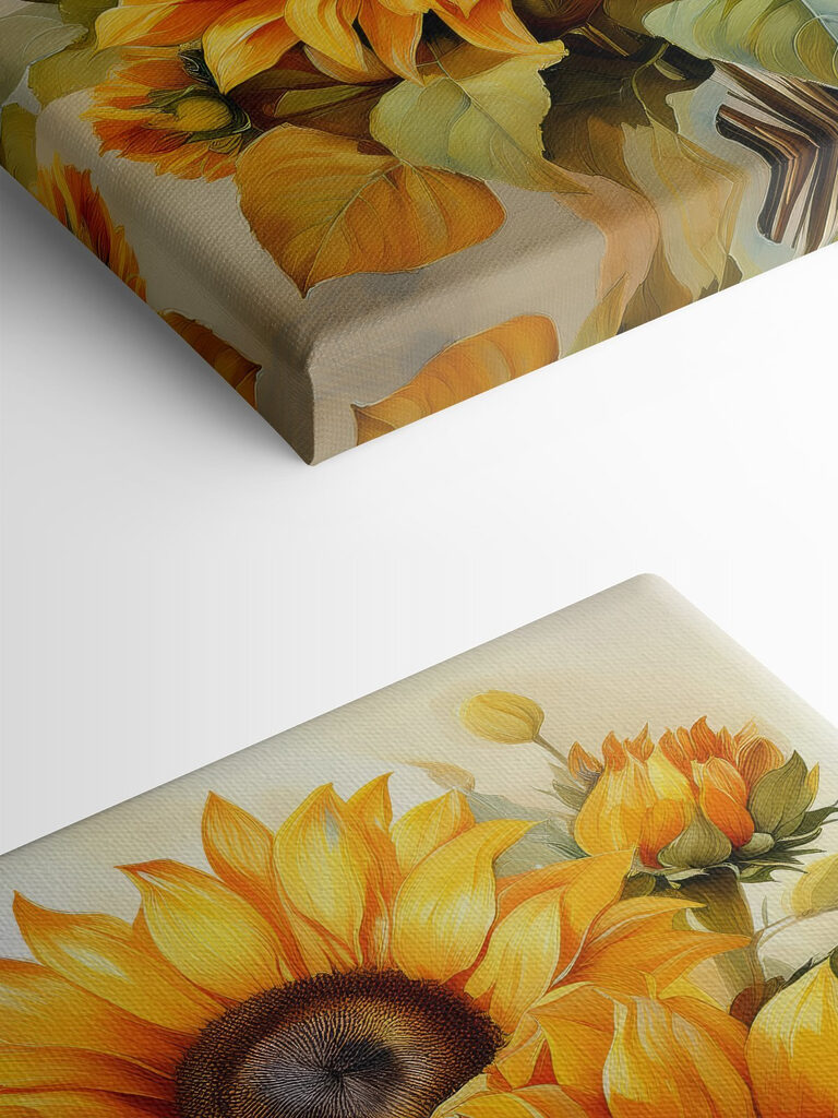 Bouquet of yellow sunflowers